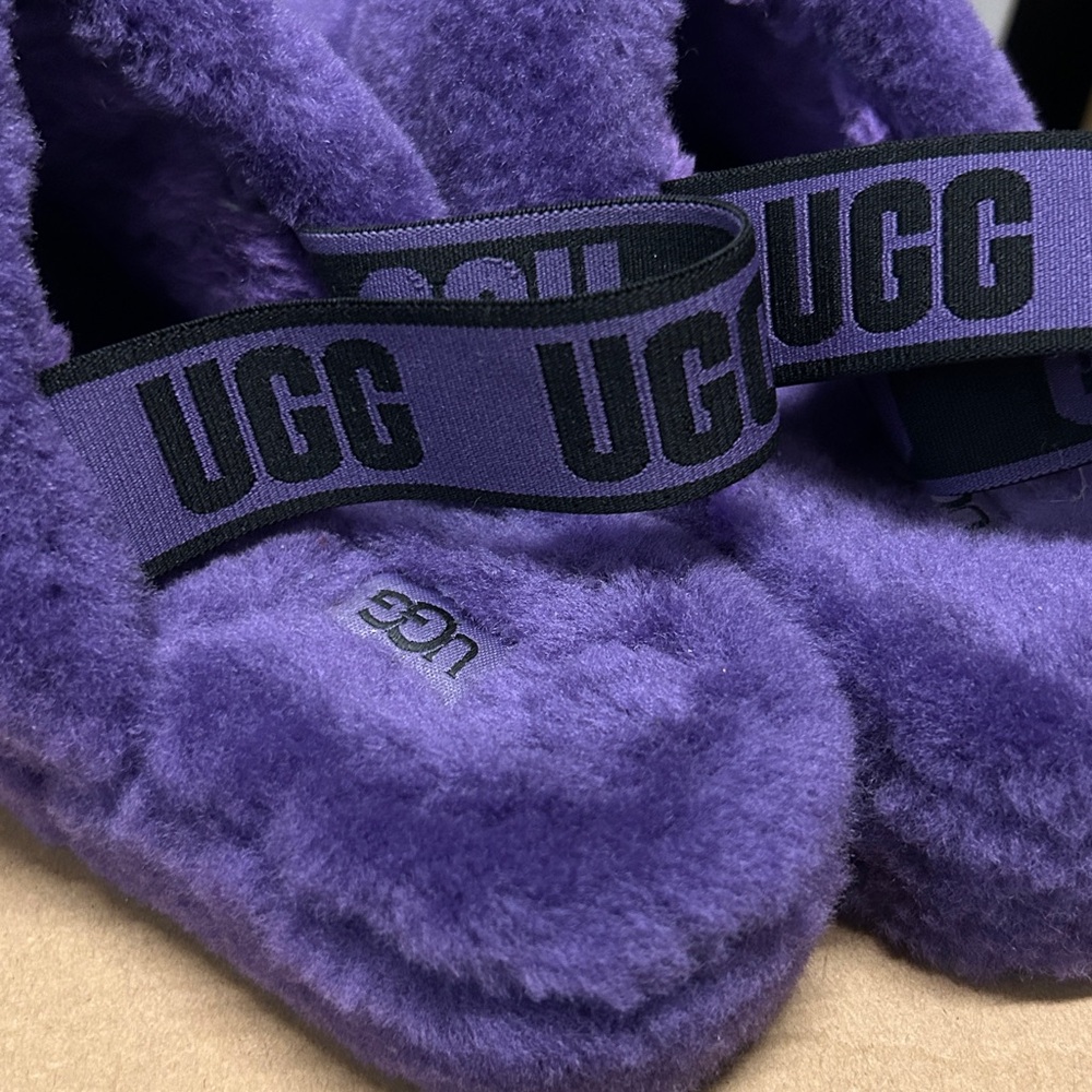 UGG Plush Purple Sandle